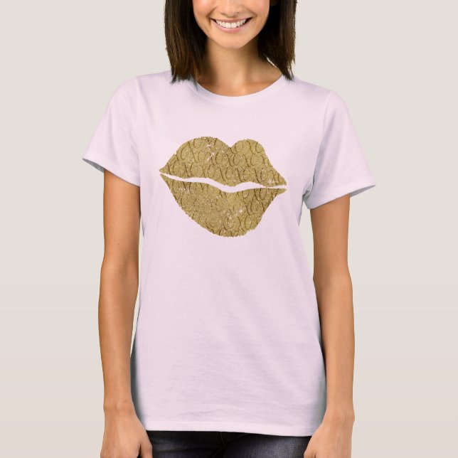 Camiseta Litros XOXO Gold (Anverso)