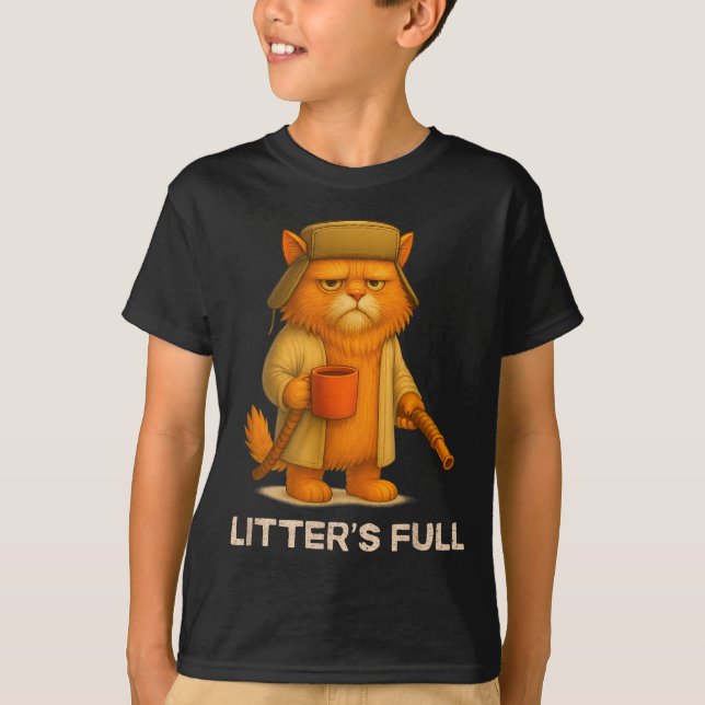 Camiseta Litter’s Full Funny Cat Parody Lovers Christmas Xm (Anverso)