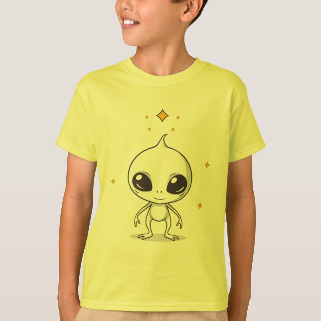 Camiseta little alien (Anverso)