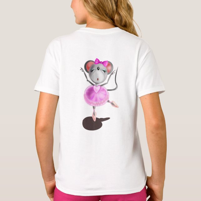 Camiseta Little Ballerina Mouse (Reverso)