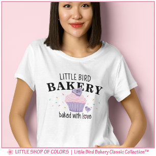 Camiseta Little Bird Bakery Cute Cupcake
