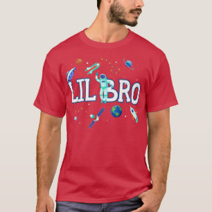 Camiseta Little Brother Astronaut Space Family Matching Bir