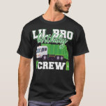 Camiseta Little Brother Birthday Crew Garbage Truck Family<br><div class="desc">Little Brother Birthday Crew Garbage Truck Family Matching1819 .</div>