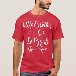 Camiseta Little Brother of Bride Wedding Matching 