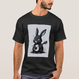 Camiseta little bunny black guitarrist