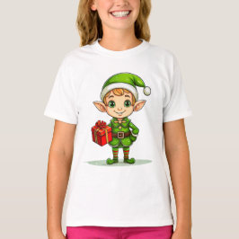 Camiseta Little Christmas Elf – Kids’ Holiday T-Shirt
