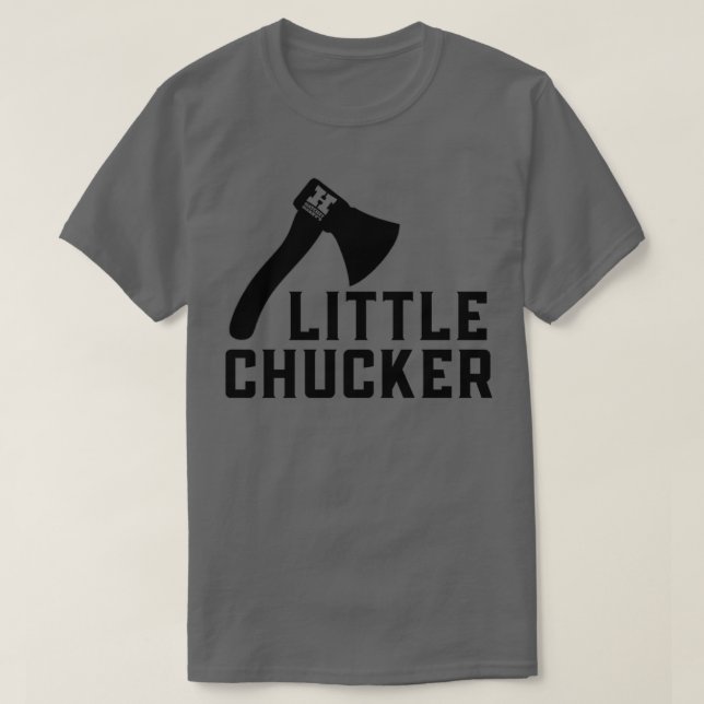 Camiseta Little Chucker Ax lanzando graciosos TShirt clásic (Diseño del anverso)
