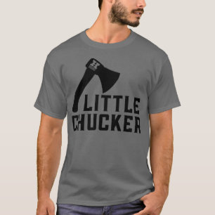 Camiseta Little Chucker Ax lanzando graciosos TShirt clásic
