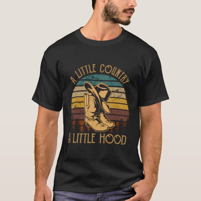 Camiseta Little Country Little Hood Western Texas Tshirt Co (Anverso)