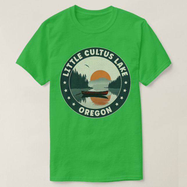 Camiseta Little Cultus Lake Oregon Sunset (Diseño del anverso)