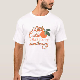 Camiseta Little Cutie Clementine Baby Shower T-Shirt - Citr