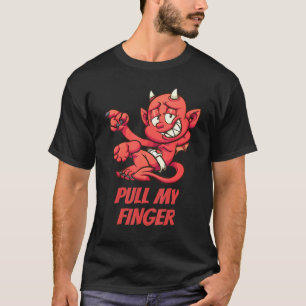 Camiseta Little Devil Says Pull My Finger