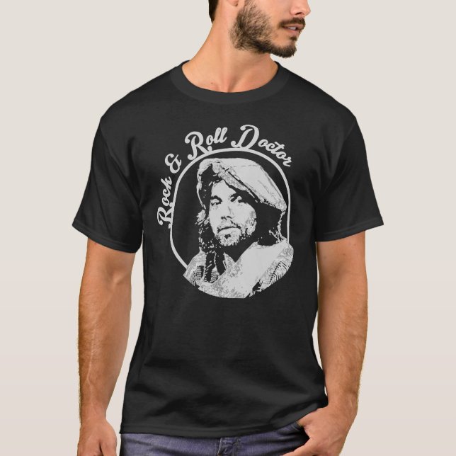 Camiseta Little Feat Rock and Roll Médica Lowell George Old (Anverso)