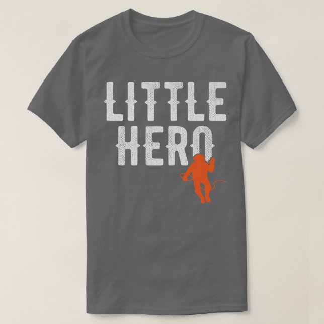 Camiseta Little Hero  Cute Cosmonaut Astronaut  (Diseño del anverso)
