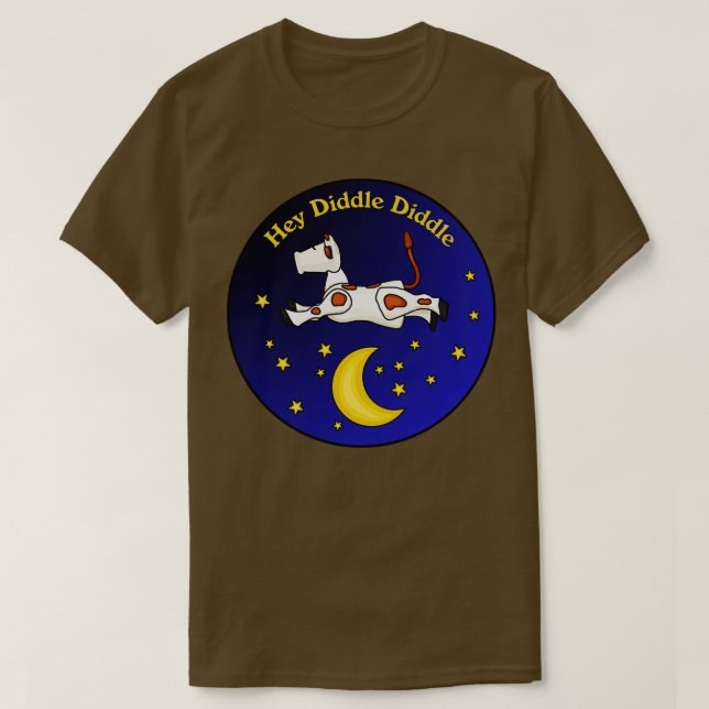 Camiseta Little Hey Diddle Diddle Cow (Diseño del anverso)
