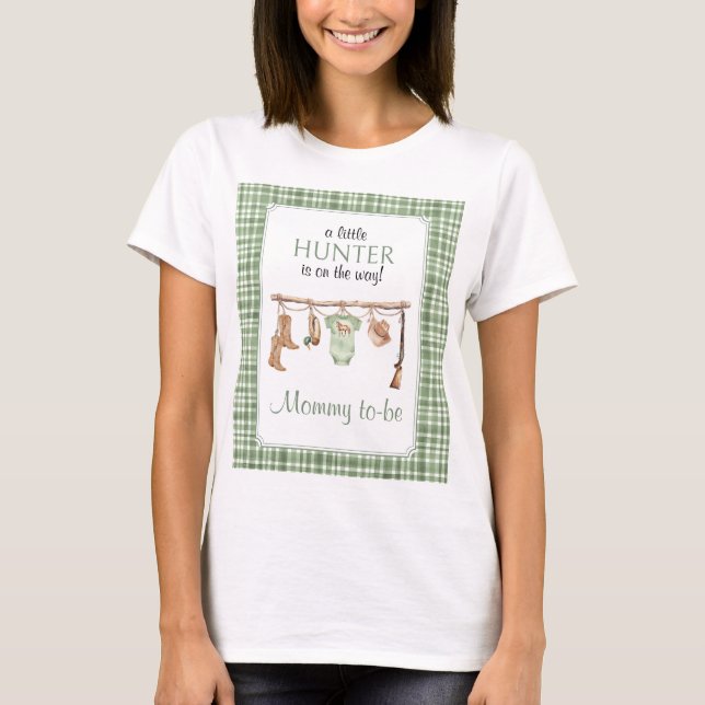 Camiseta Little Hunter Mommy to-be Pregnancy  (Anverso)