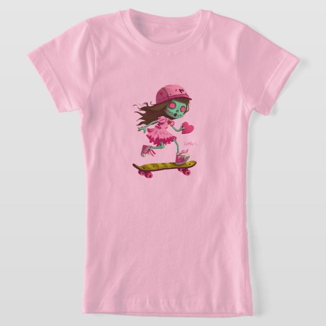 Camiseta Little L Zombie Skater Chica TShirt (Distribución)