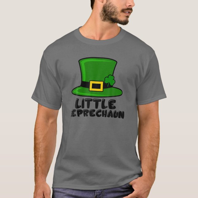 Camiseta Little Leprechaun Costume | Regalo irlandés Pixie (Anverso)