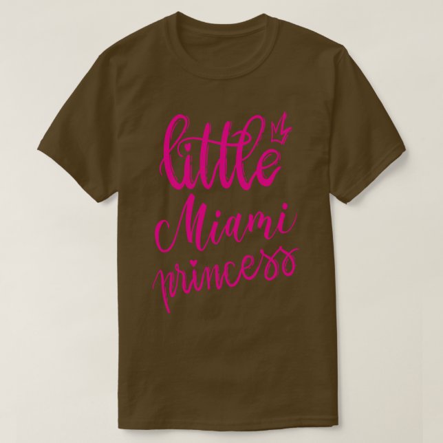 Camiseta Little Miami Princess (Diseño del anverso)