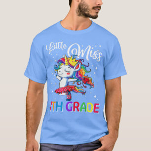 Camiseta Little Miss 7th Grade Unicorn Magical First Day Of