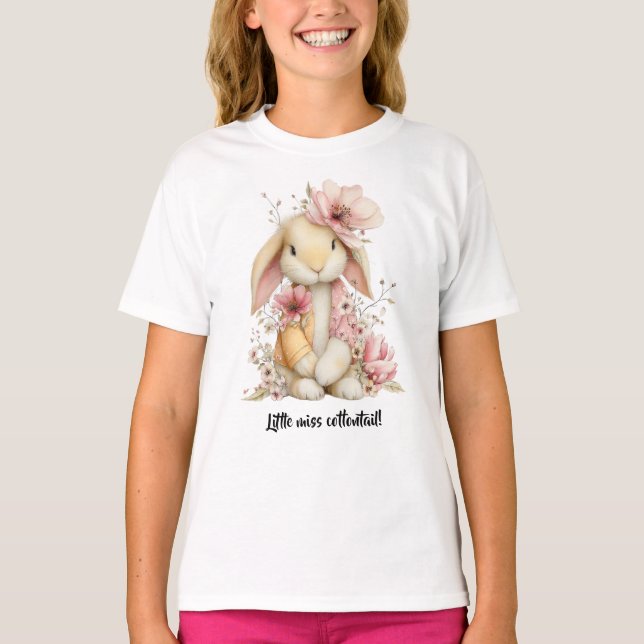 Camiseta Little Miss Cottontail (Anverso)