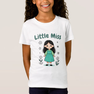 Camiseta Little Miss Cute Girl