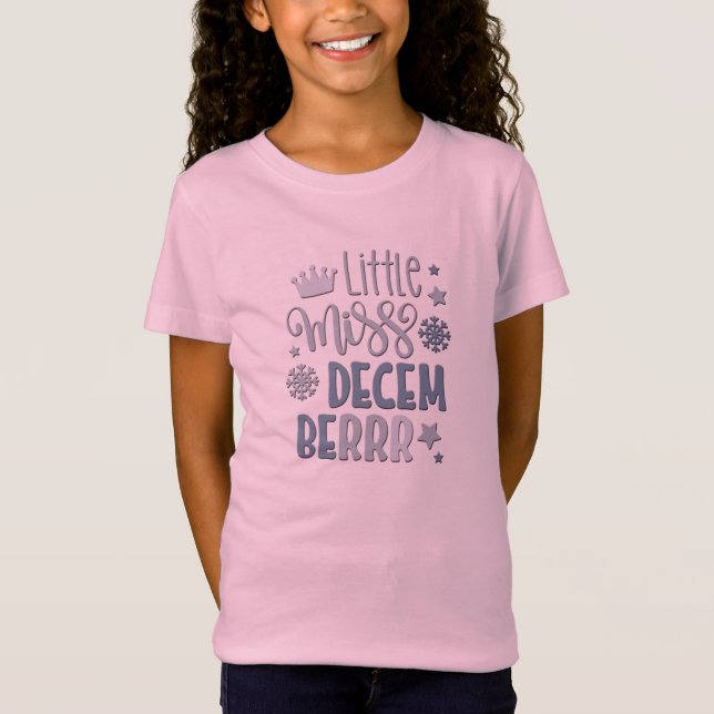 Camiseta Little Miss December (Anverso)