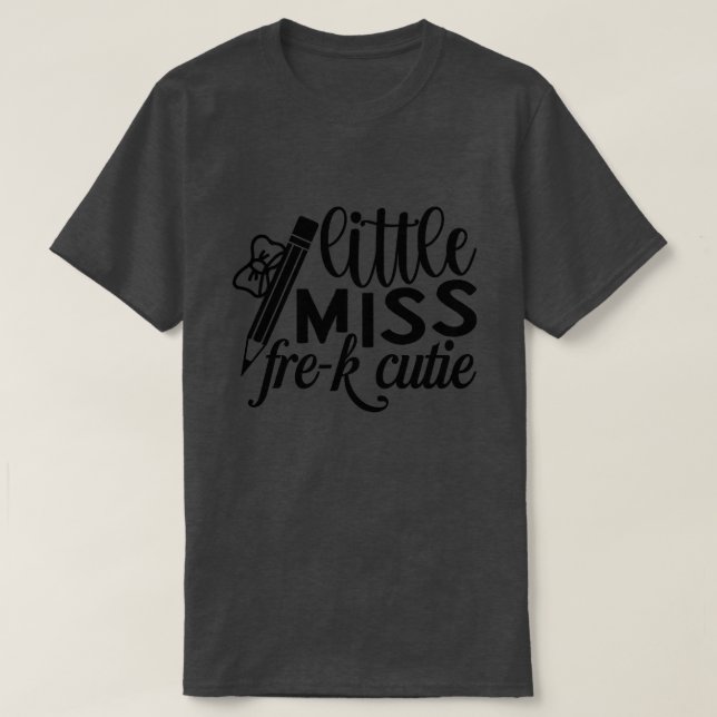 Camiseta Little miss frek cutie01 (Diseño del anverso)