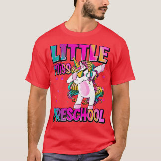 Camiseta Little Miss Preschool Back To School Girls Prescho
