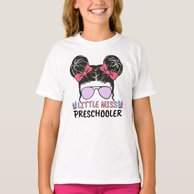 Camiseta Little Miss Preschooler (Anverso)