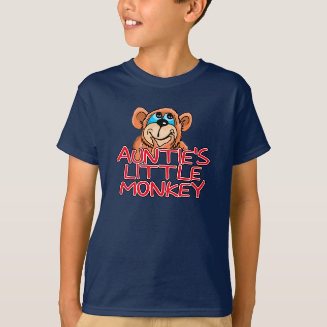 Camiseta Little Monkey de tía (Anverso)