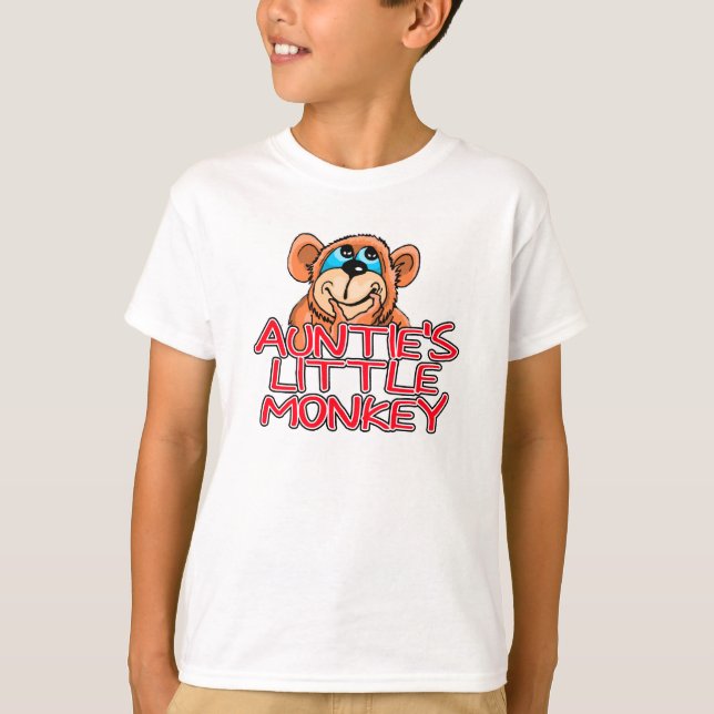 Camiseta Little Monkey de tía (Anverso)