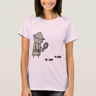 Camiseta Little One detective womens organic fitted t-shirt