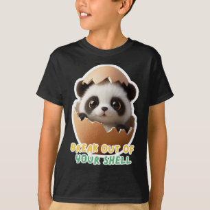 Camiseta Little Panda@break Out Of Your Shell Pegatina