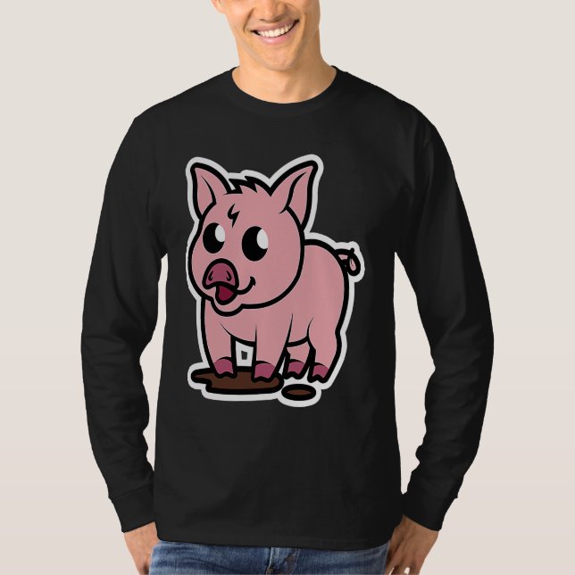 Camiseta Little Pig  Pet  Piggy (Anverso)