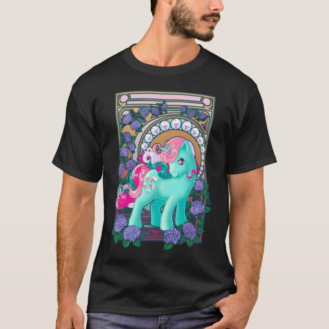 Camiseta Little Pony Fizzy Art Nouveau  vintage (Anverso)