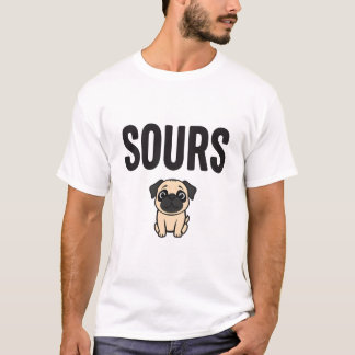 Camiseta Little Pug with the SOURS Word