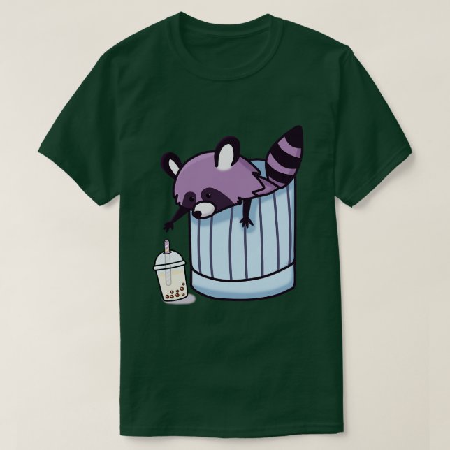 Camiseta Little Racoon ama a Boba (Diseño del anverso)