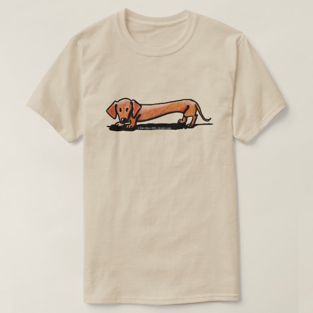 Camiseta Little Red Doxie (Diseño del anverso)