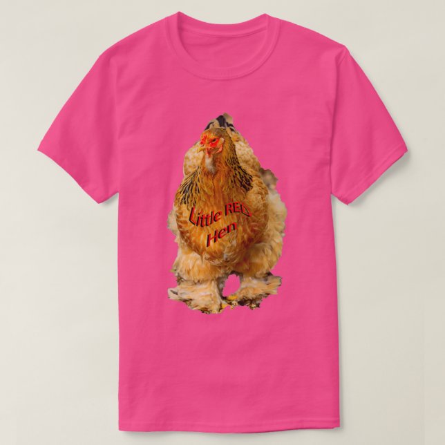 Camiseta Little Red Hen (Diseño del anverso)