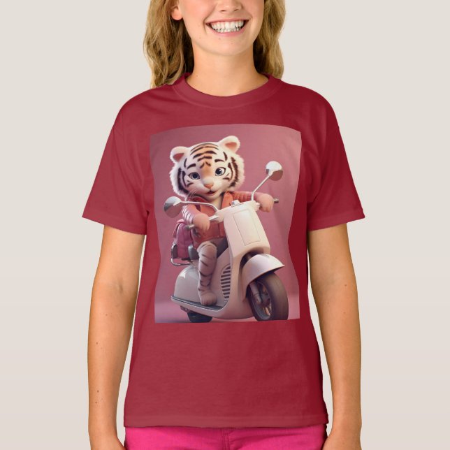 Camiseta Little Roar, tigre Big Dreams (Anverso)