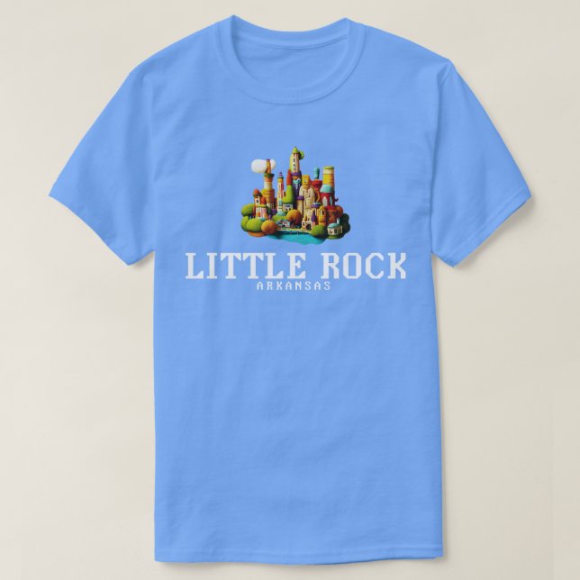 Camiseta Little Rock Arkansas (Diseño del anverso)