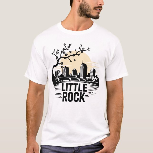 Camiseta Little Rock City Arkansas USA (Anverso)