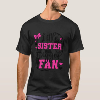Camiseta Little Sister Biggest Fan Soccer Sister Of A Socce