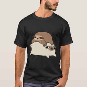 Camiseta Little Sloth y Pug Essential T-Shirt 228