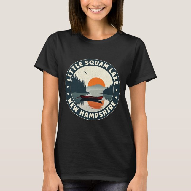 Camiseta Little Squam Lake New Hampshire Sunset T Shirt  (Anverso)