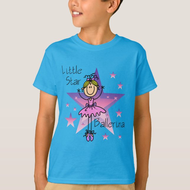 Camiseta Little Star Ballerina - Cabello rubio (Anverso)
