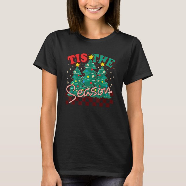 Camiseta Little This' The Season Christmas Tree Pajama Ligh (Anverso)