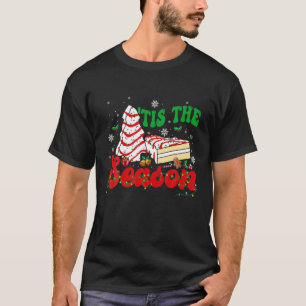 Camiseta Little Tis' The Season Christmas Tree Cakes Debbie