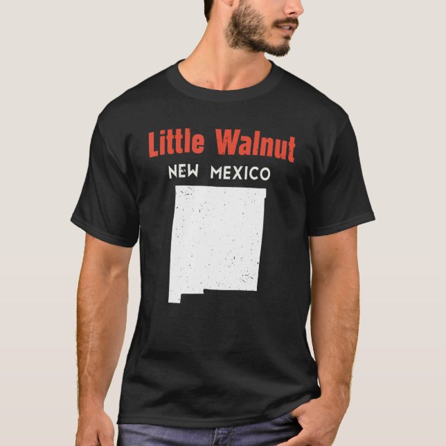 Camiseta Little Walnut Village Usa State America Viaja New (Anverso)